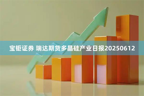 宝钜证券 瑞达期货多晶硅产业日报20250612